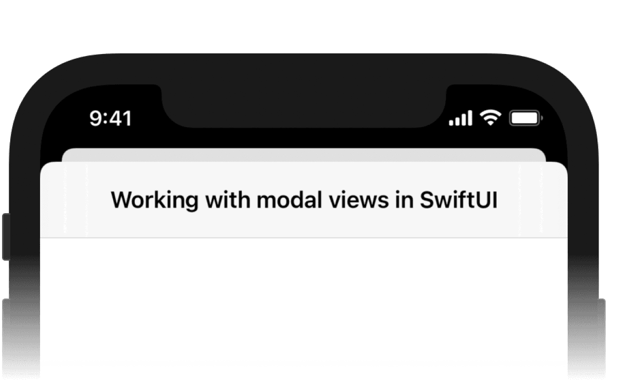 Sheet happens. Working with modal views in SwiftUI