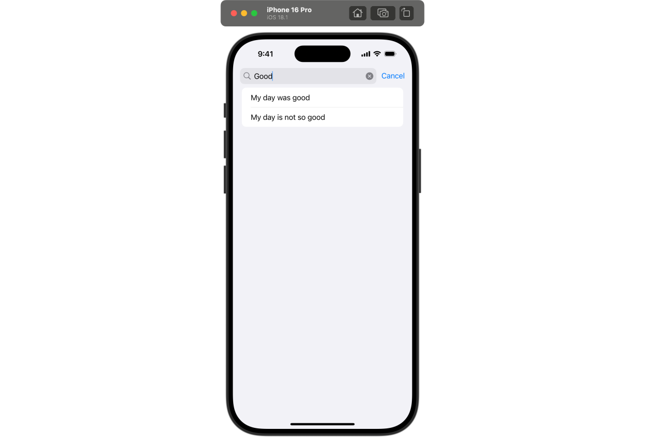 Match search